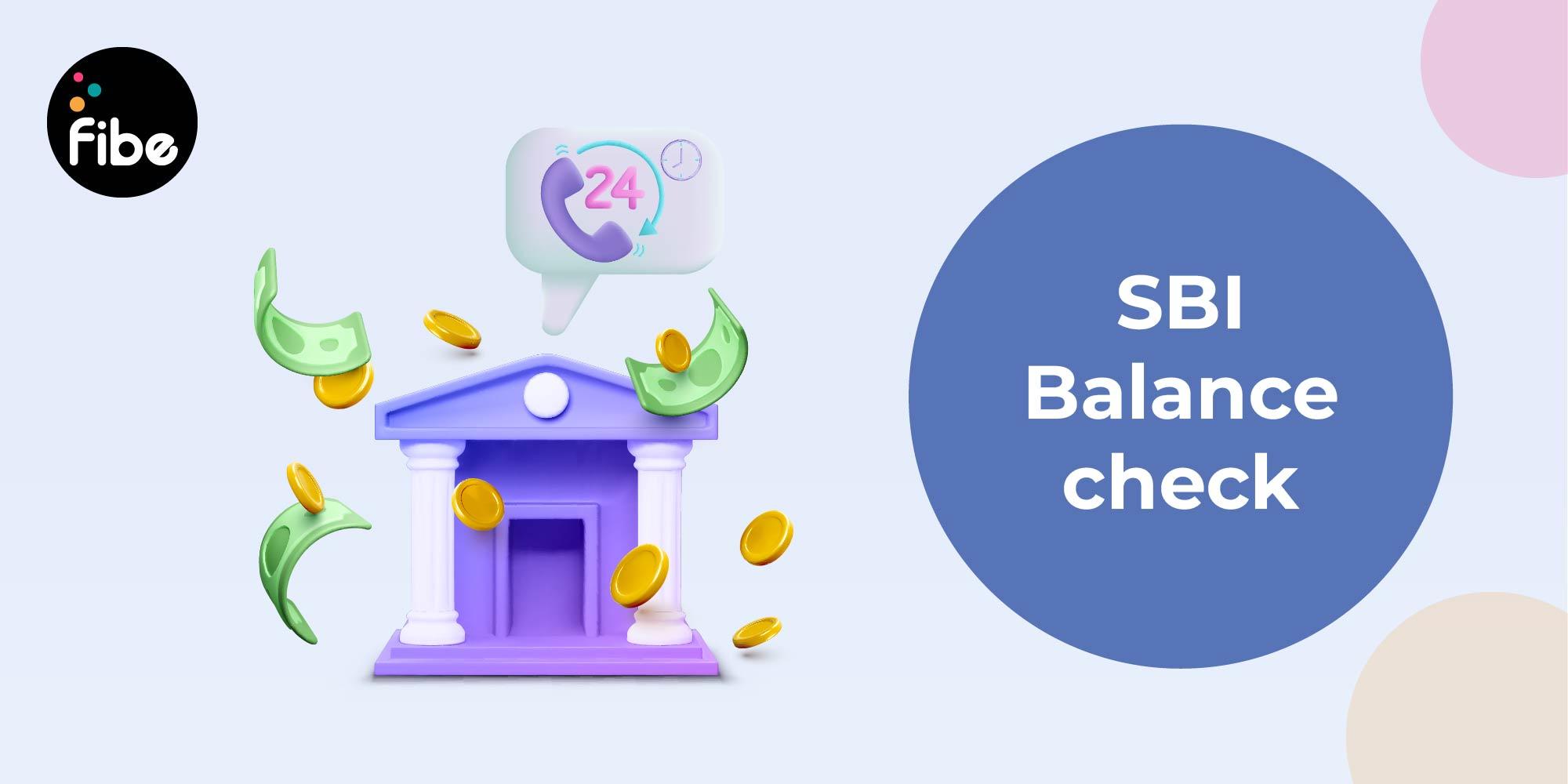 SBI balance check enquiry number