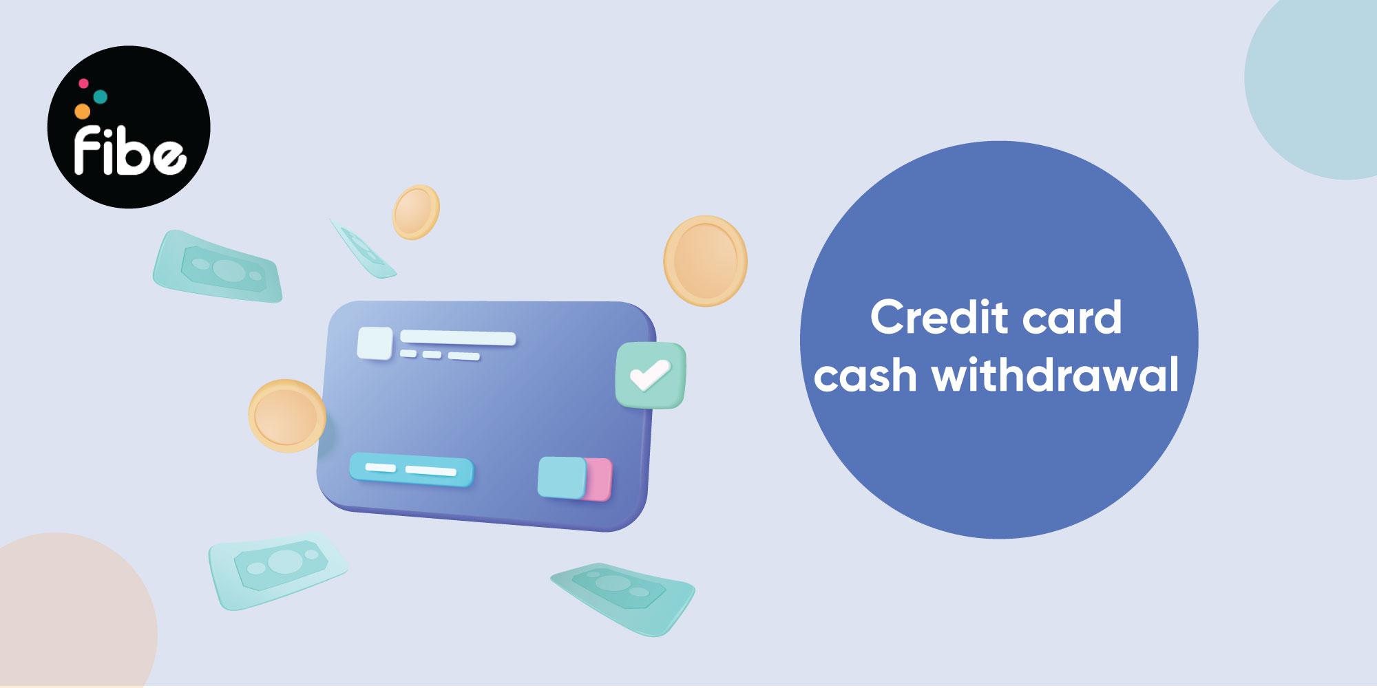 Know Credit Card Cash Withdrawal Important Facts
