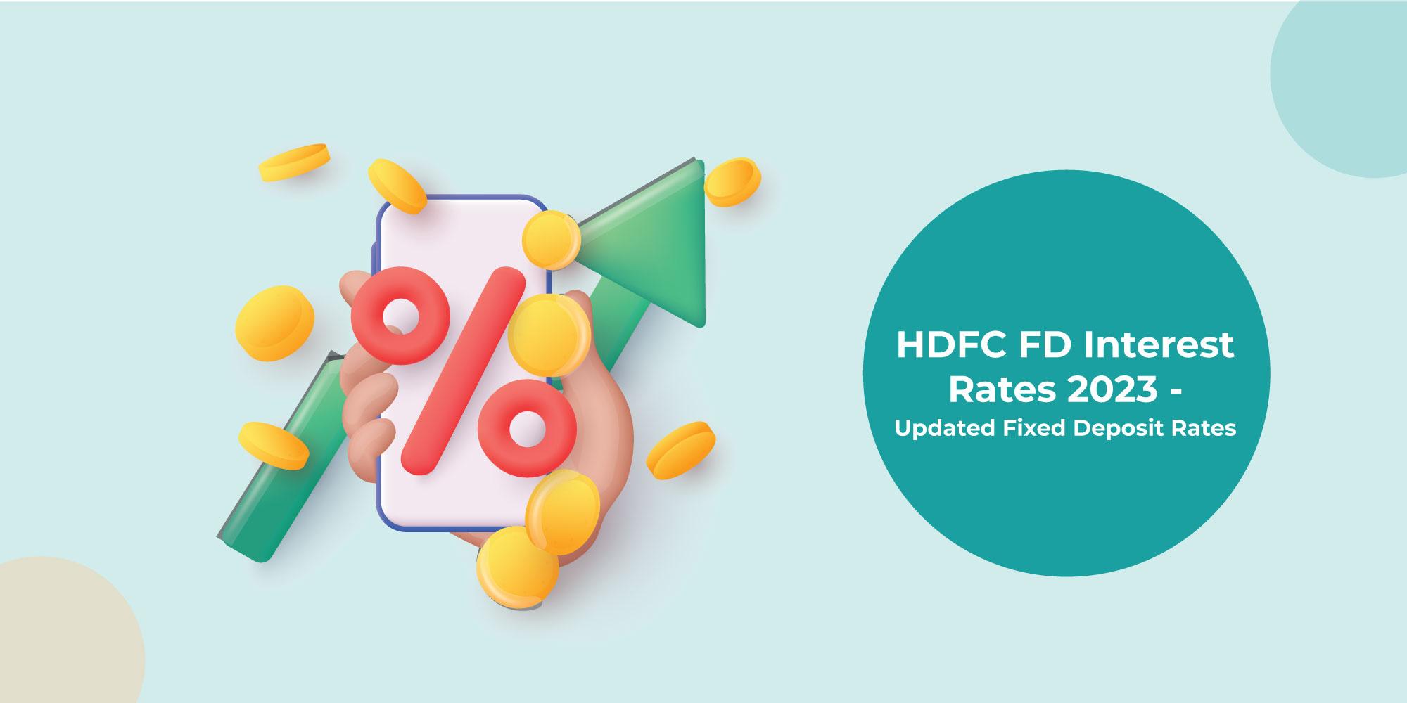 Fixed deposit interest rates of HDFC Bank: Check the latest rates!
