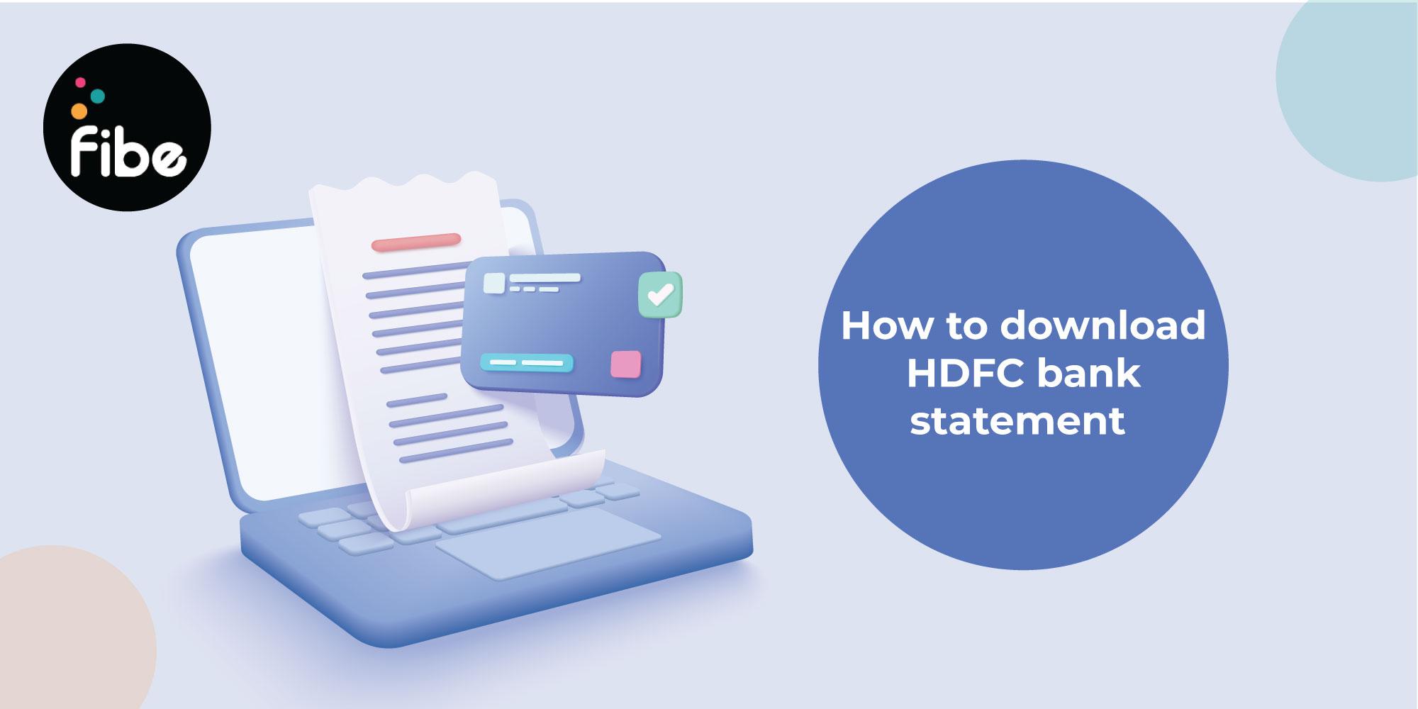 HDFC Bank Statement: Download it easily online or offline