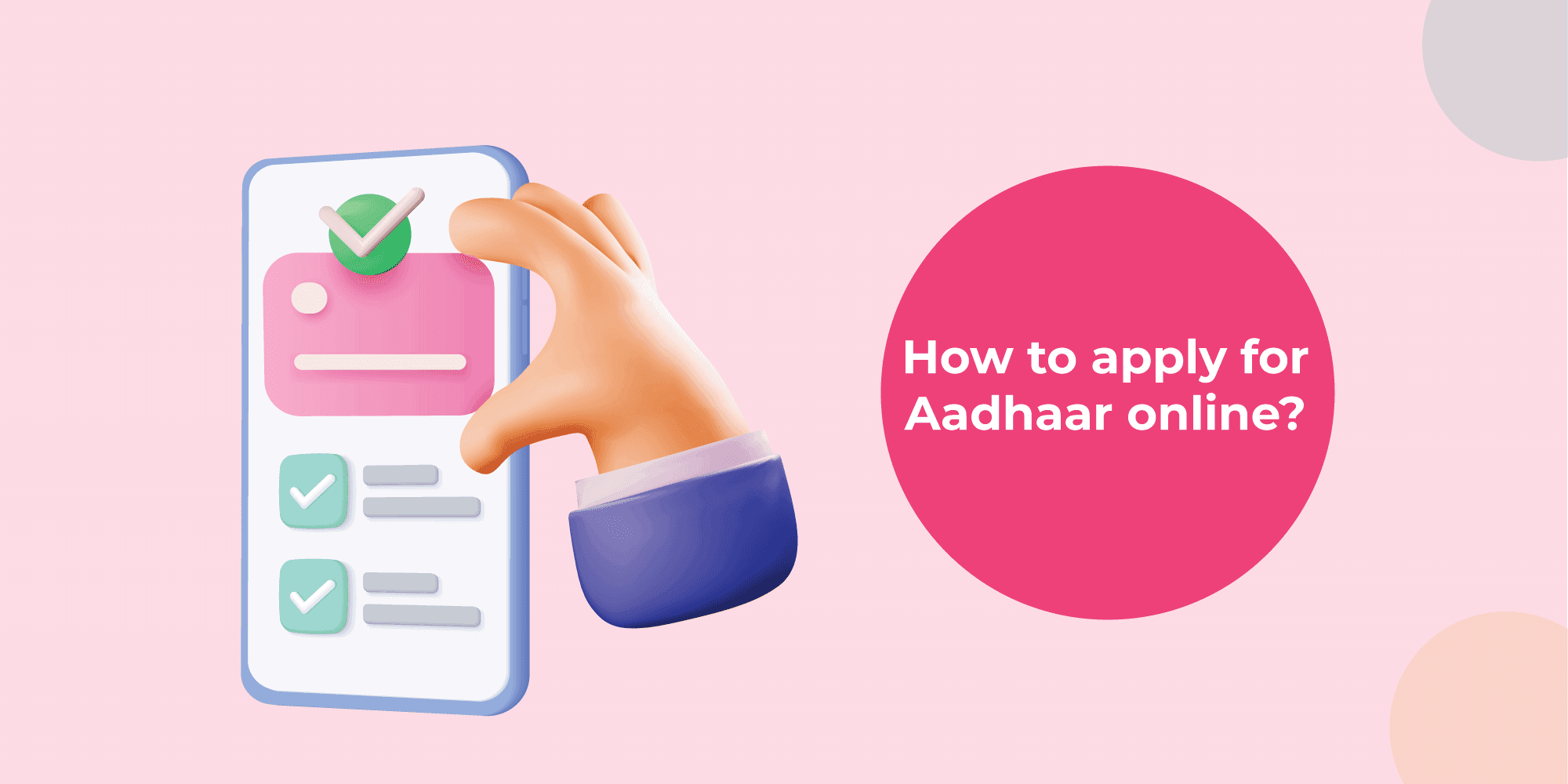 How to apply for a new Aadhaar card and check status online?