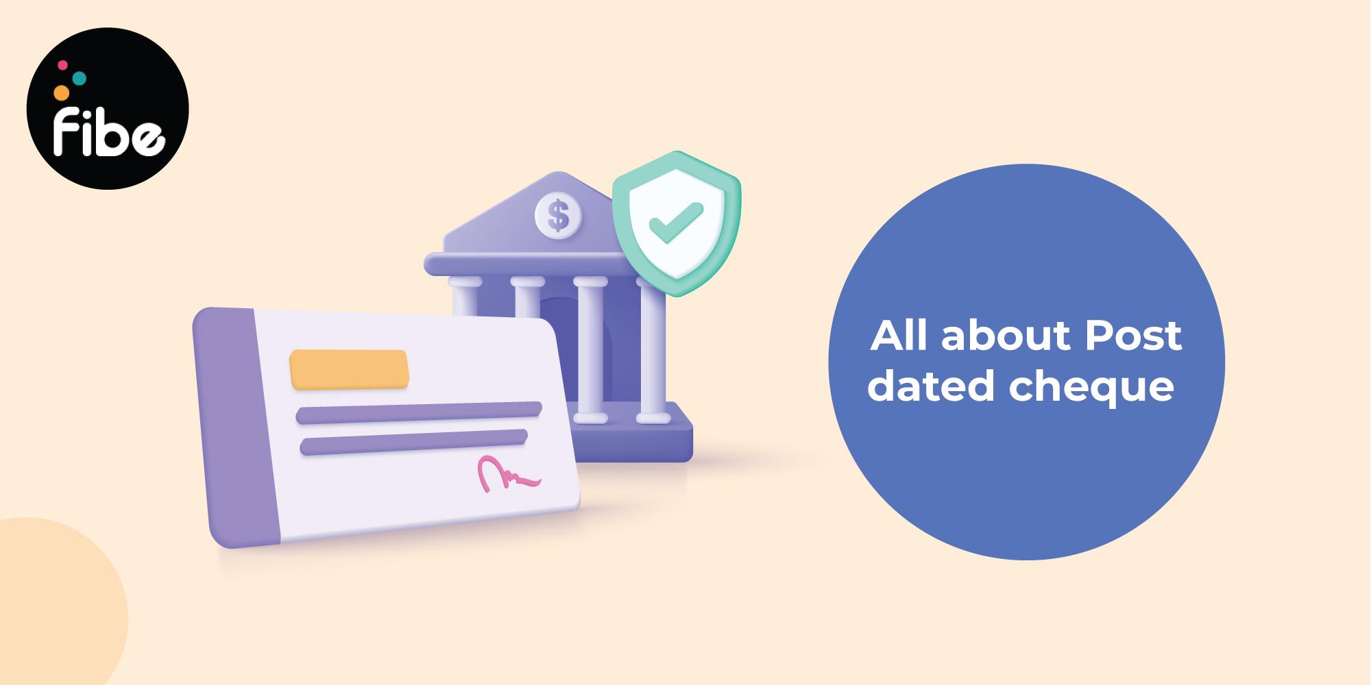 PDC Meaning: What is a Post Dated Cheque and How It Works